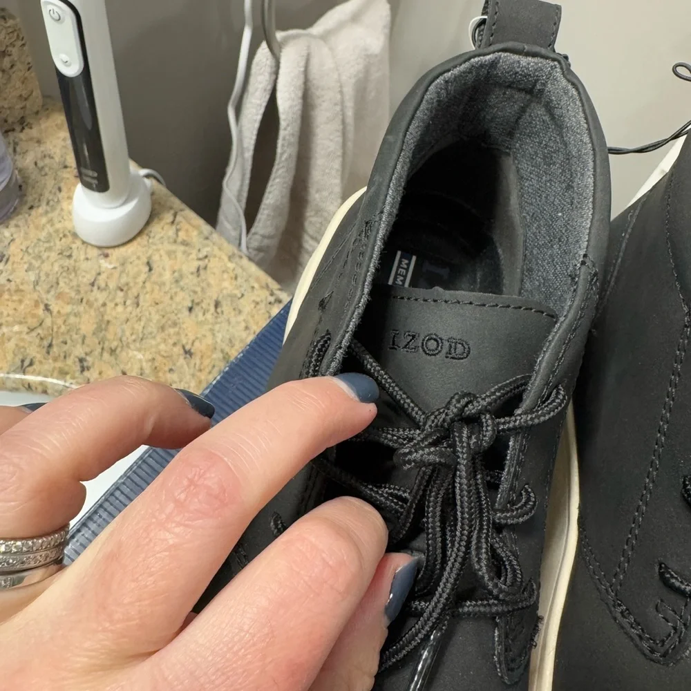 🥾🆕IZOD Men’s Black Chukka Boots, Size 8🥾